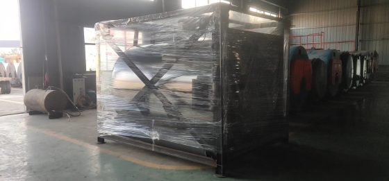 500kg vertical oil steam generator in Kazakhstan